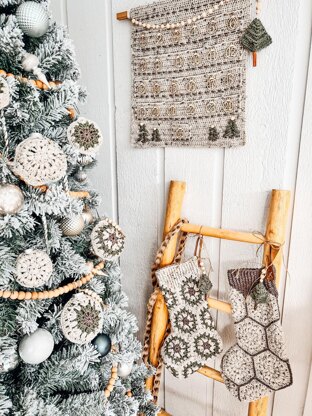 Hexagon Granny Stocking