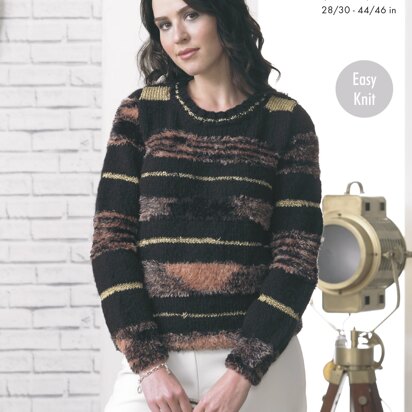 Sweater, Hat, Cowl & Scarf in King Cole Urban - 4328 - Downloadable PDF