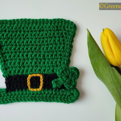 Leprechaun Hat Coaster for St. Patrick's Day