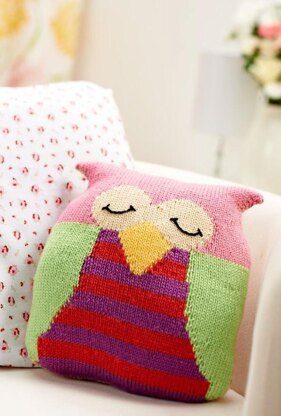 Sleepy Owl Cushion