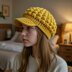 Crochet Beanie Hat Pattern + Video – Popcorn Stitch Bonnet PDF