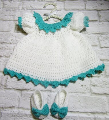 Angel Christening Cutie Crochet Gown