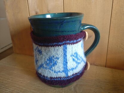 Blue Birds Mug Warmer