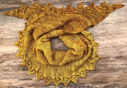 Tournesol Shawlette