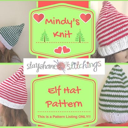 Mindy's Knit Elf Hat