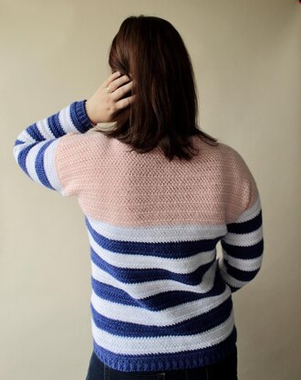 Crocheted Shoreline Sweater