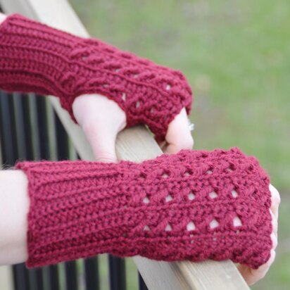 Winter Silk Mitts