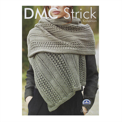 DMC Strickheft Schal mit Netzstruktur (15204L/3)