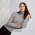 Vandra Jumper - Sweater Knitting Pattern for Women in MillaMia Naturally Soft Aran