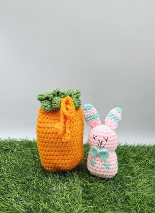 Bunny in Carrot Bag