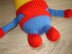 Toy Knitting Patterns -Knitted Spider Minion small soft toys for boys
