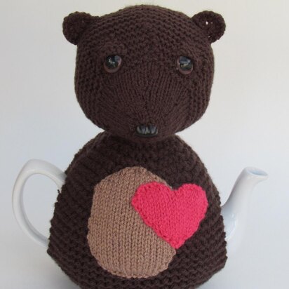 Heart Bear Tea Cosy