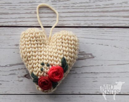 Embroider My Heart Ornament (2018006)