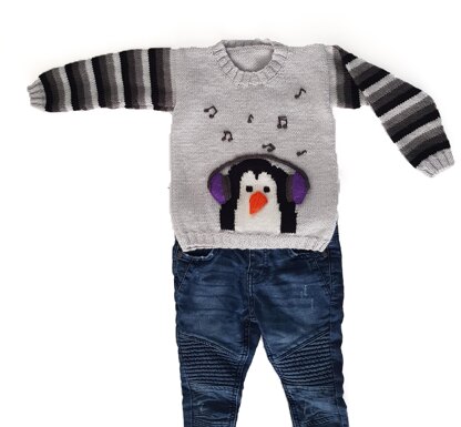 Chilled Out Penguin Sweater