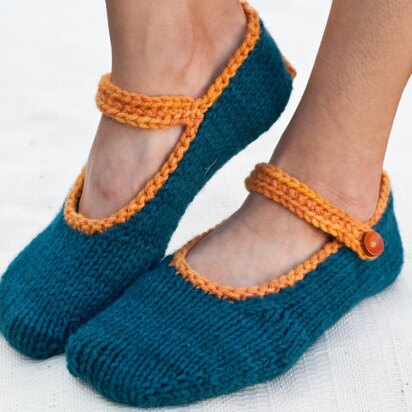 Coppélia Slippers - knitting pattern