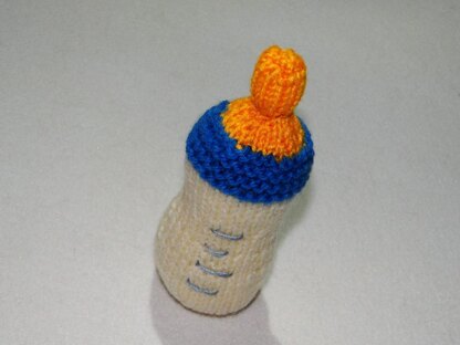 Baby with bottle knitting pattern amigurumi