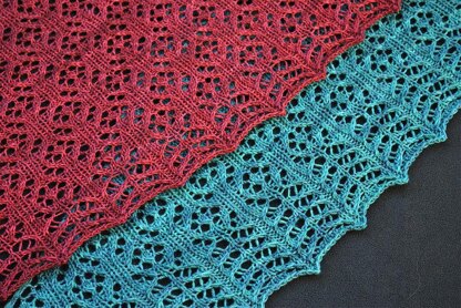 Heart of wales shawl