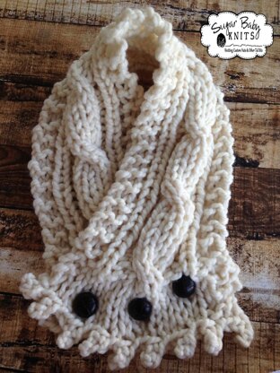 Cabled Knit Cowl