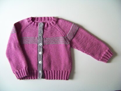 Soft cozy little girl cardigan