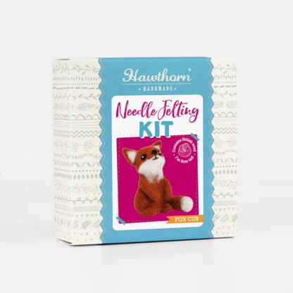 Hawthorn Handmade Fox Cub Mini Needle Felting Kit