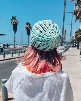 Summer slouchy beanie hat