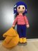 Coraline amigurumi doll