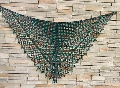 Rose Garden Shawl