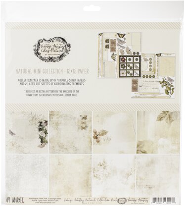 49 And Market Collection Pack 12"X12" - Vintage Artistry Natural
