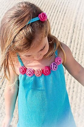 Summer Girl - crocheted headband