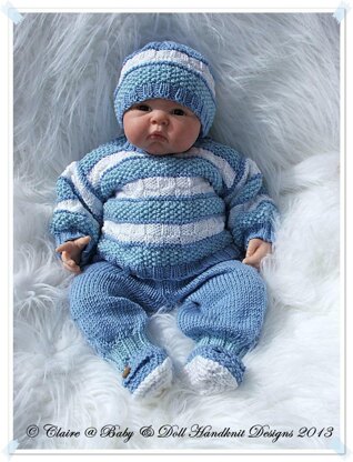 Sweater Set 16-22” dolls/newborn/0-3m baby