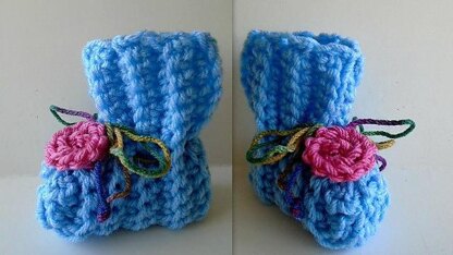 YT-Crochet Baby Booties