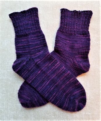 Purple Cashmere Socks