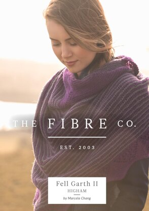 Higham Shawl in The Fibre Co. Cumbria Fingering - Downloadable PDF