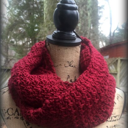 Winter Berries Infinity Scarf