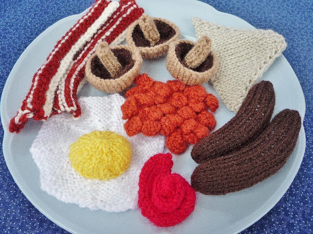 Crochet Bacon, Play English Breakfast, Pretend Play Food, Kids