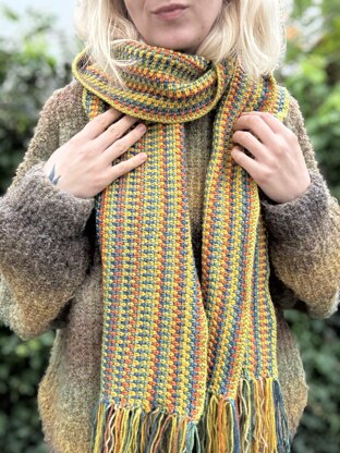 Moss Scarf Crochet Pattern