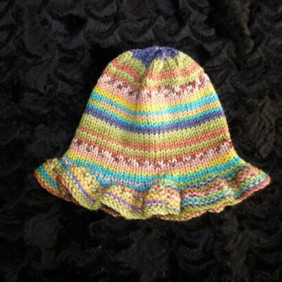 Child's Ruffled Cap