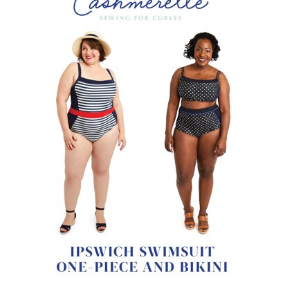 Cashmerette Ipswich Swimsuit 7101 - Paper Pattern, Size 12 - 28