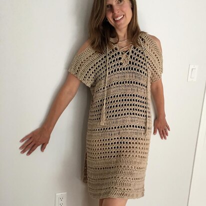 Bathing Suit Coverup Pattern:Bustling Beach Cover Up