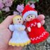 Miniature Christmas Elf and Angel Dolls Knitting Pattern - Toy Knitting Pattern