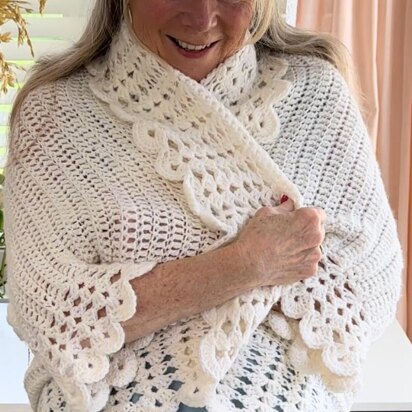 Shell Edged Jacket Crochet Pattern