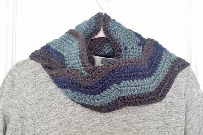 Meandering Walk in the Woods Ripple Scarf