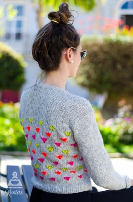 Springtime Neon Tulip Jumper