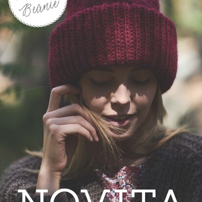 Knitted Beanie in Novita Natura - Downloadable PDF