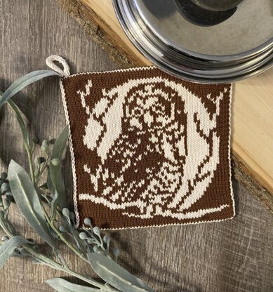 Woodland Owl Potholder