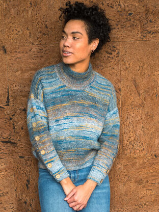 Rika Jumper in Berroco Topaz - Downloadable PDF