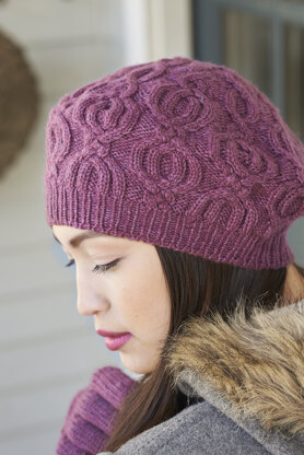 Claudette Hat & Gloves in Berroco Arno - Downloadable PDF