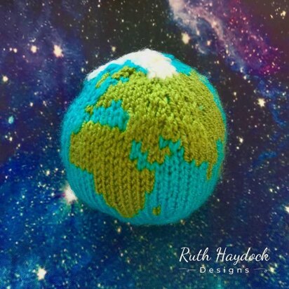 Medium Knitted Globe - knitting pattern