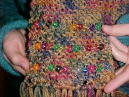 Make Your Own Beaded Scarf