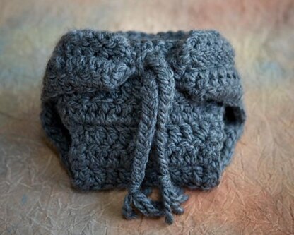 Elephant Baby Hat & Diaper Cover